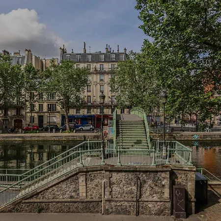Quiet 1bd 2p Canal St Martin Lejlighed Paris
